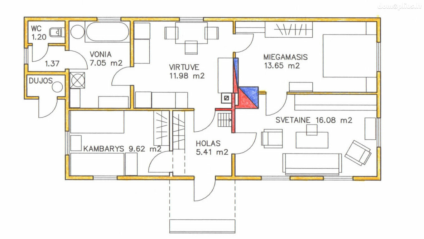 Parduodamas gyvenamasis namas Panevėžyje, Centre, Skaistakalnio g.