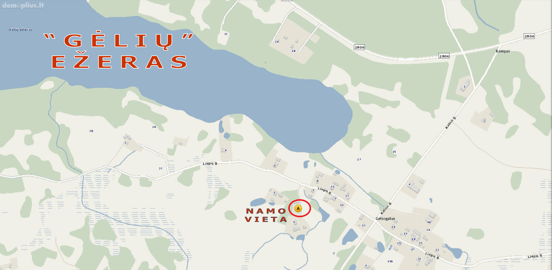 Parduodamas gyvenamasis namas Molėtų rajono sav., Gėliogaliuose, Liepų g.