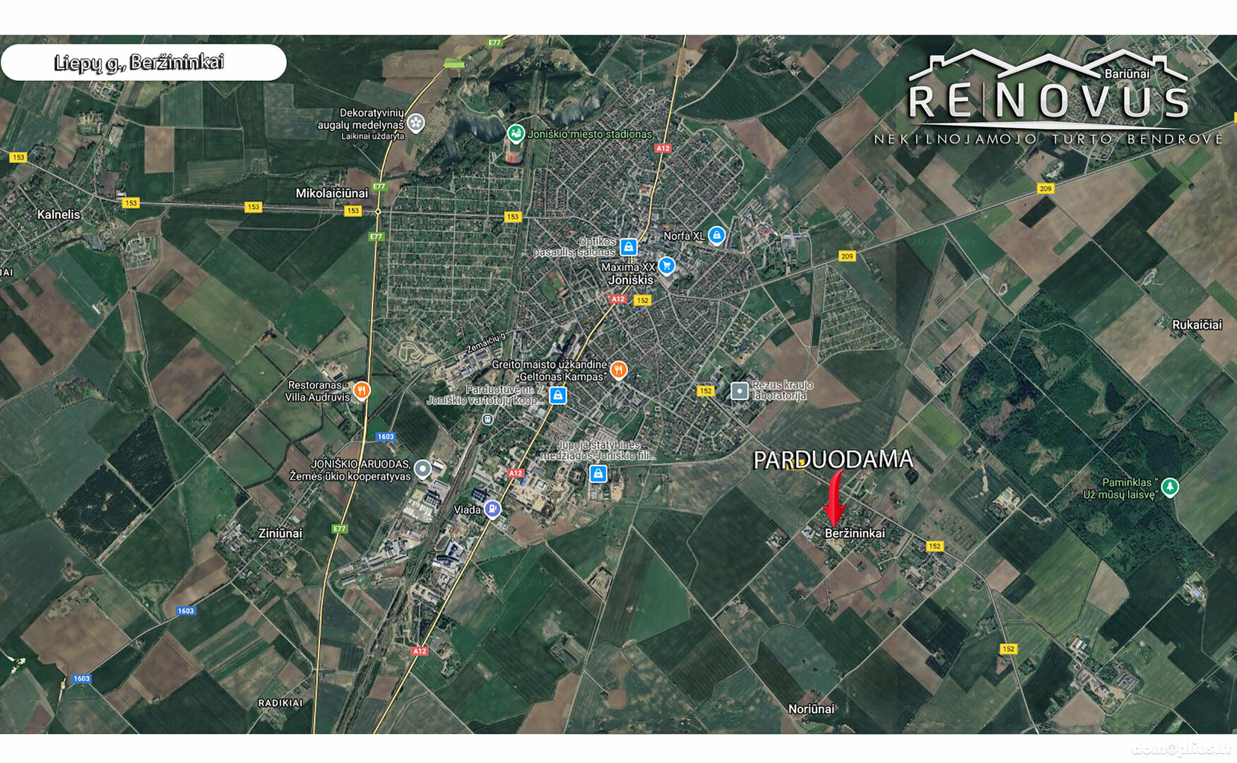 Продаётся дом Joniškio rajono sav., Beržininkuose, Liepų g.