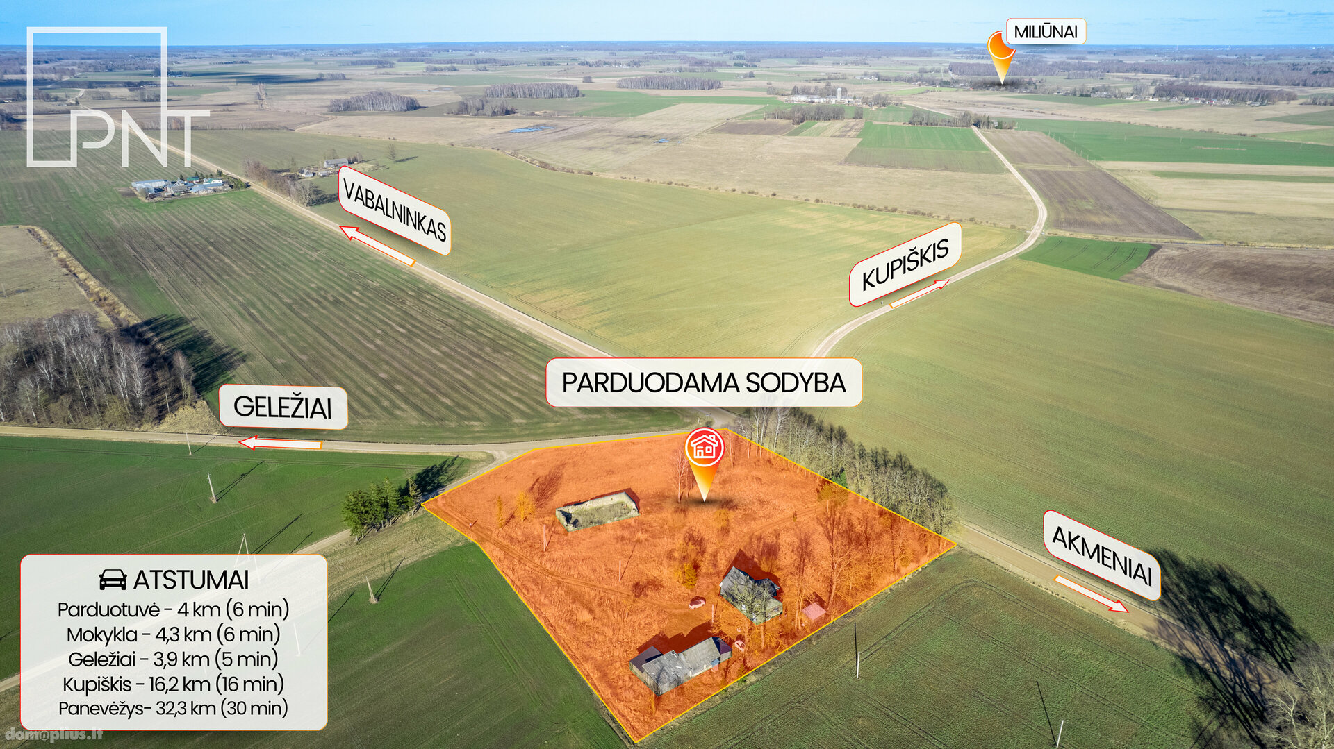 Parduodamas gyvenamasis namas Panevėžio rajono sav., Gudgalyje