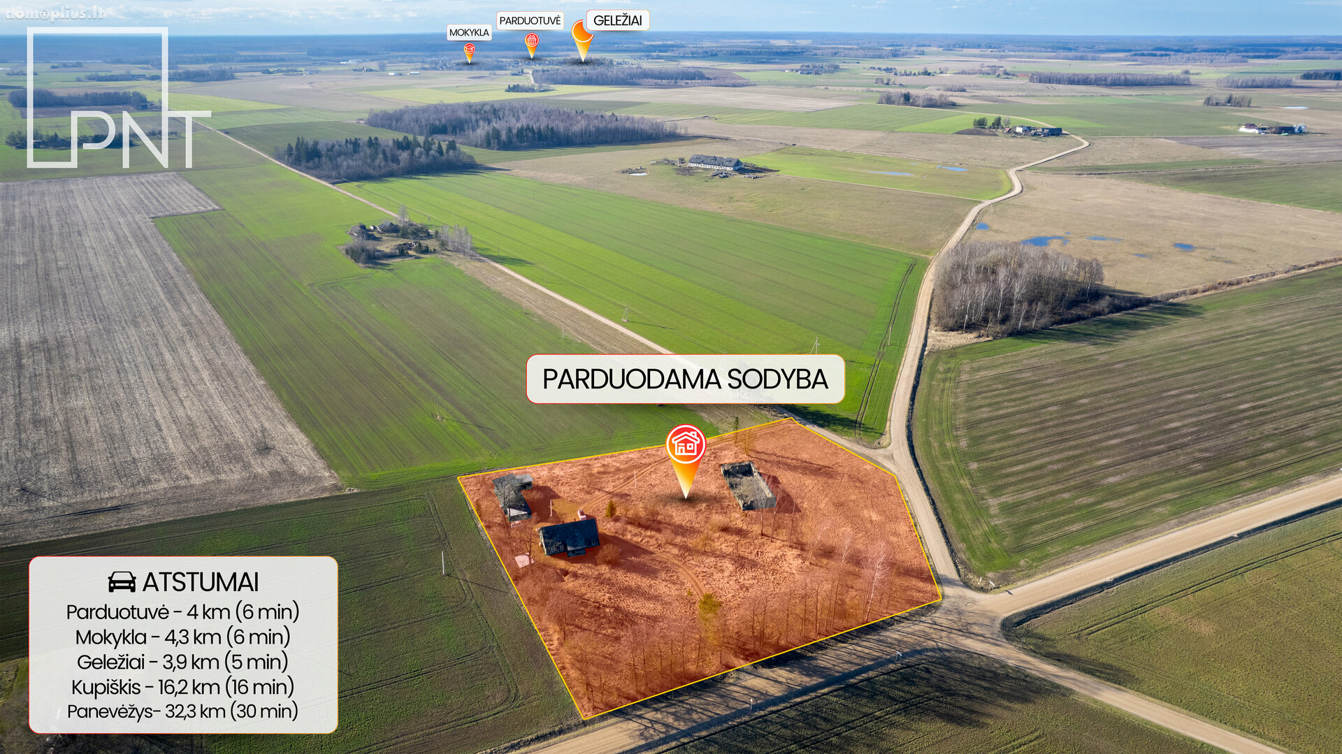 Parduodamas gyvenamasis namas Panevėžio rajono sav., Gudgalyje