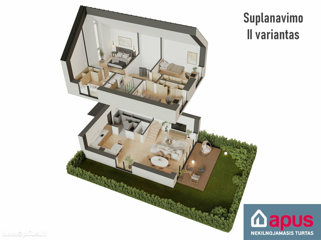 Semi-detached house for sale Vilniuje, Pavilnyje, Žemoji g.