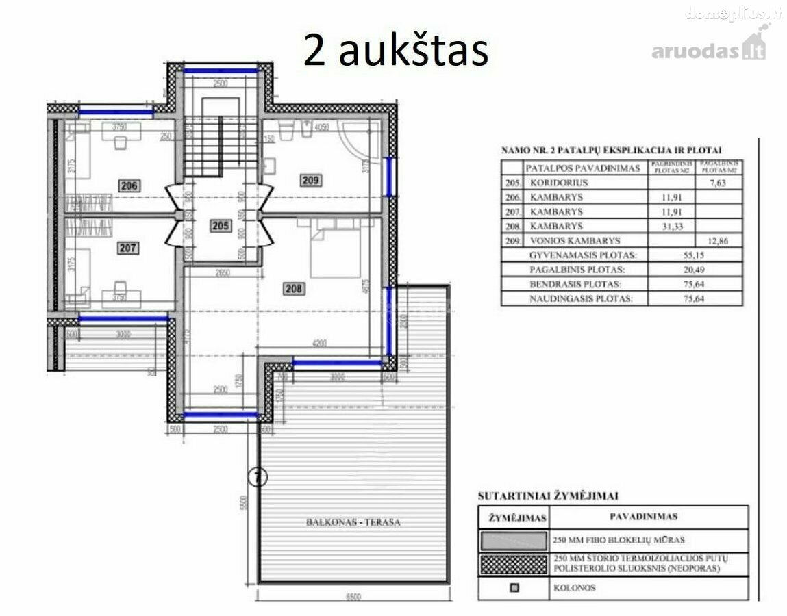 Parduodamas gyvenamasis namas Šiaulių rajono sav., Žuvininkuose, Rasos g.