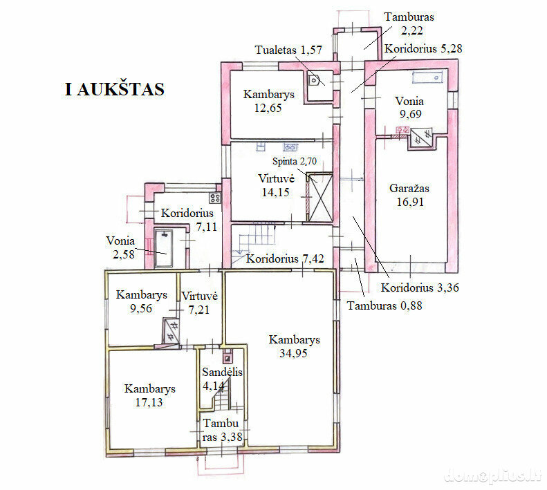 Parduodamas gyvenamasis namas Biržų rajono sav., Biržuose, J. Janonio g.