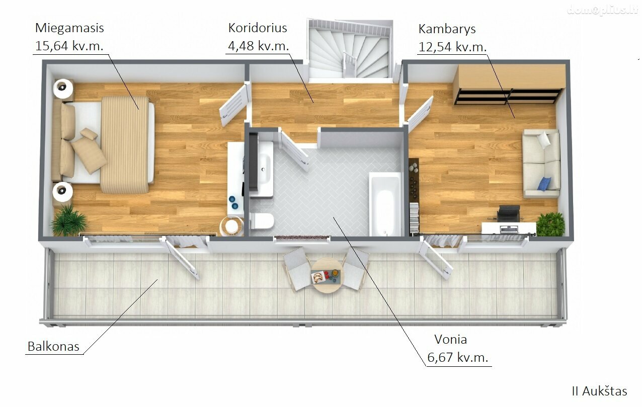 Parduodama gyvenamojo namo dalis Vilniuje, Lazdynėliuose, Šerkšno g.