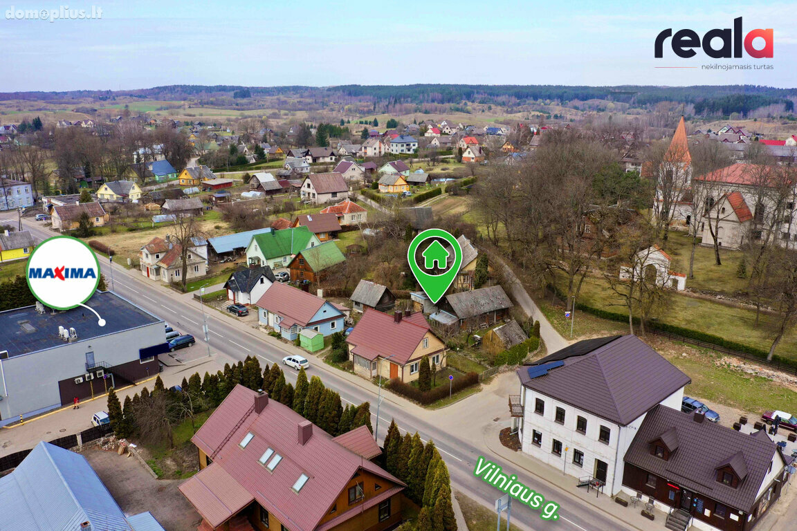 Parduodamas gyvenamasis namas Trakų rajono sav., Aukštadvaryje, Vilniaus g.