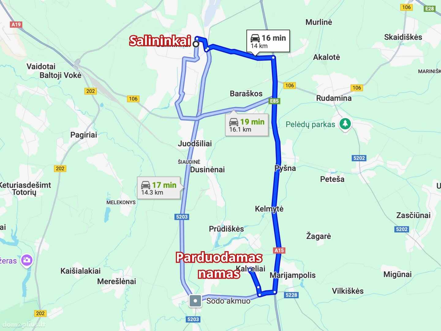 Parduodamas sodo namas Vilniaus rajono sav., Kalveliuose, Dainavos g.
