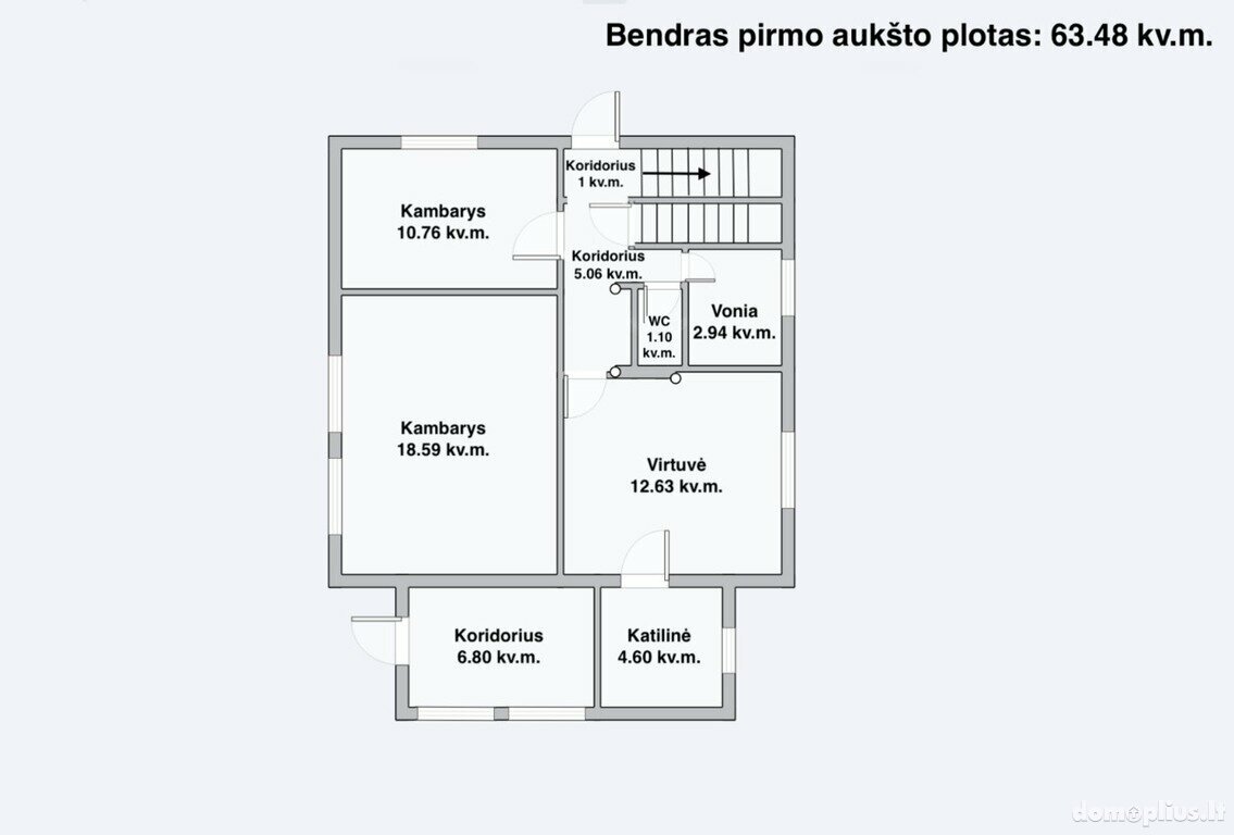 Parduodamas gyvenamasis namas Šilutės rajono sav., Juknaičiuose, Beržų g.