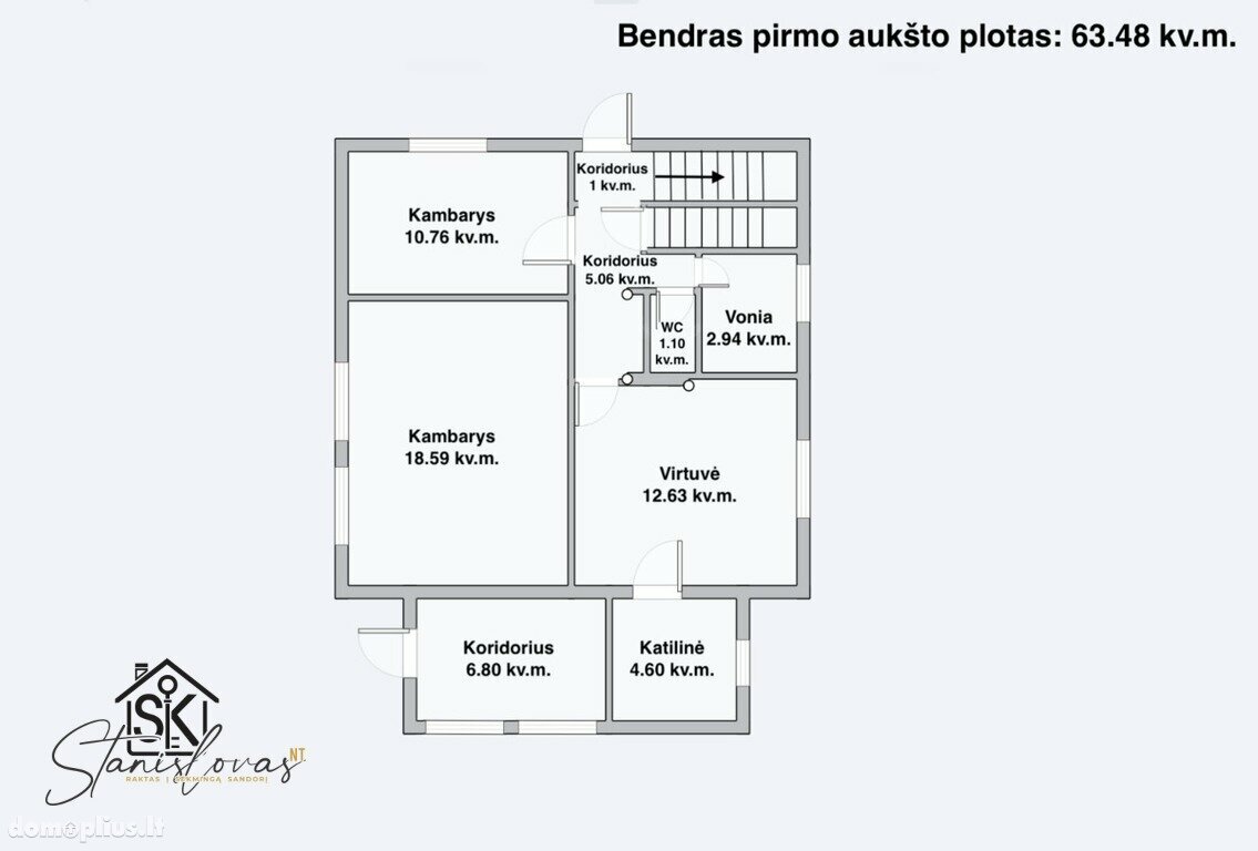 Parduodamas gyvenamasis namas Šilutės rajono sav., Juknaičiuose, Beržų g.