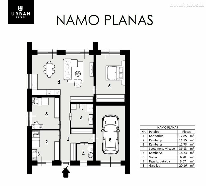 Parduodamas gyvenamasis namas Vilniuje, Bajoruose, Šaulio g.