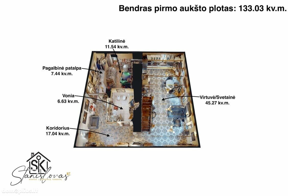 Parduodamas gyvenamasis namas Klaipėdos rajono sav., Gropiškiuose