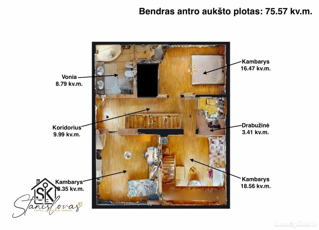 Parduodamas gyvenamasis namas Klaipėdos rajono sav., Trušeliuose