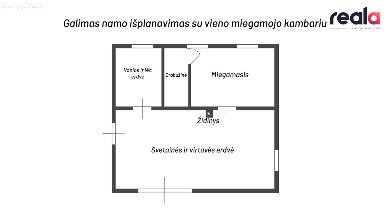 Parduodamas gyvenamasis namas Vilniaus rajono sav., Pakovarniškėse