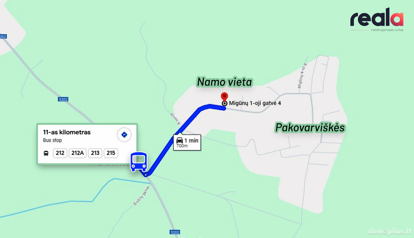 Parduodamas gyvenamasis namas Vilniaus rajono sav., Pakovarniškėse