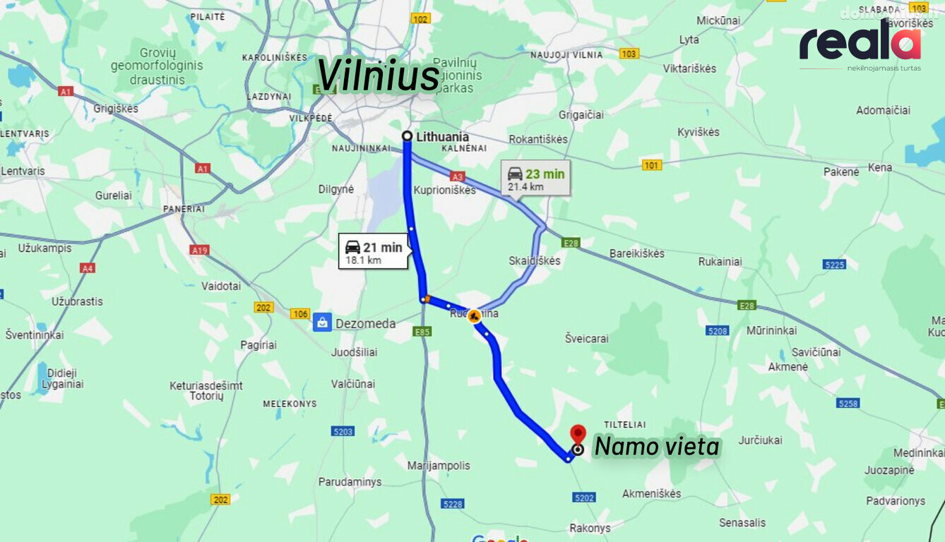 Parduodamas gyvenamasis namas Vilniaus rajono sav., Pakovarniškėse