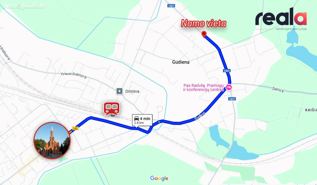 Parduodamas gyvenamasis namas Kaišiadorių rajono sav., Gudienoje, Palomenės g.
