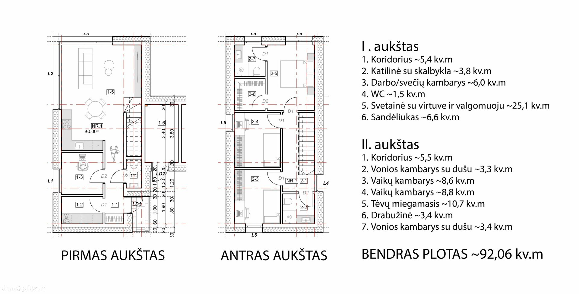 Parduodamas sublokuotas namas Vilniuje, Naujoji Vilnia, Kalno g.