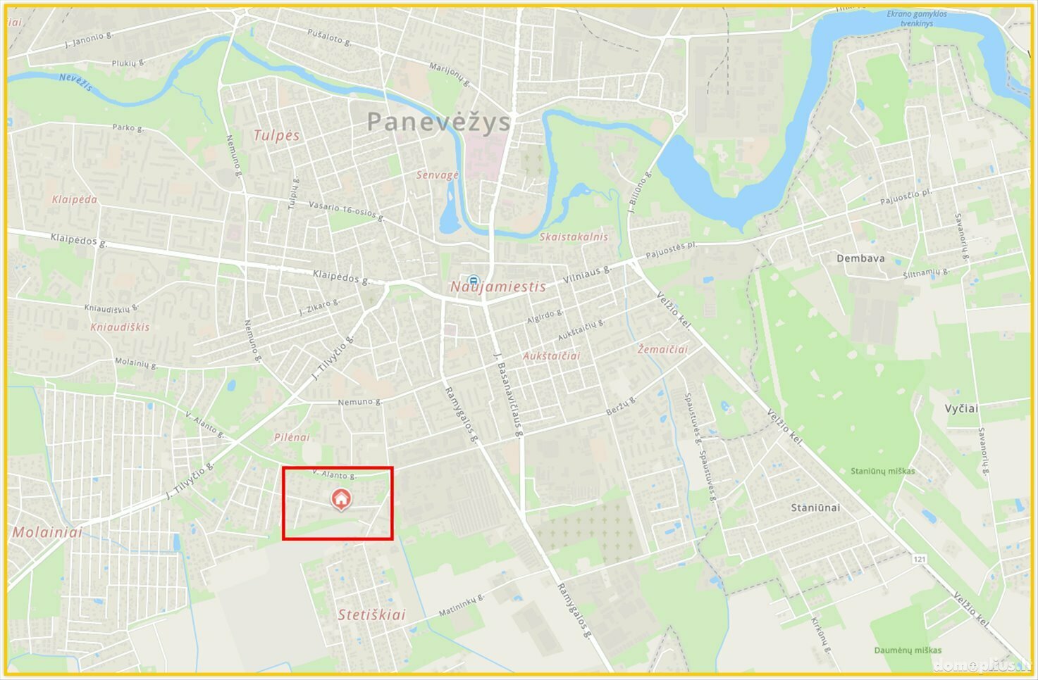 Parduodamas gyvenamasis namas Panevėžyje, Stetiškėse, Gėlainių g.