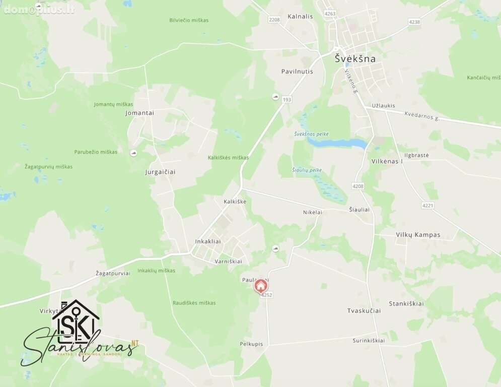 Parduodamas gyvenamasis namas Šilutės rajono sav., Paulaičiuose