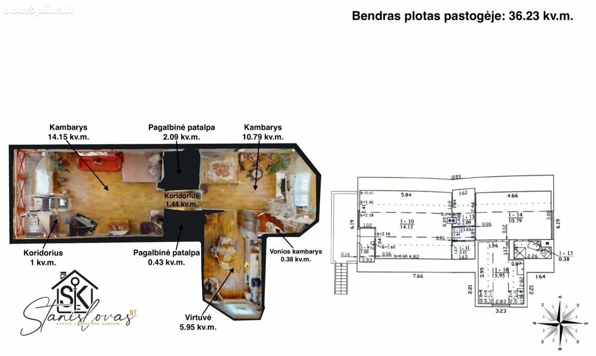 Parduodama sodyba Šilutės rajono sav., Muižėje