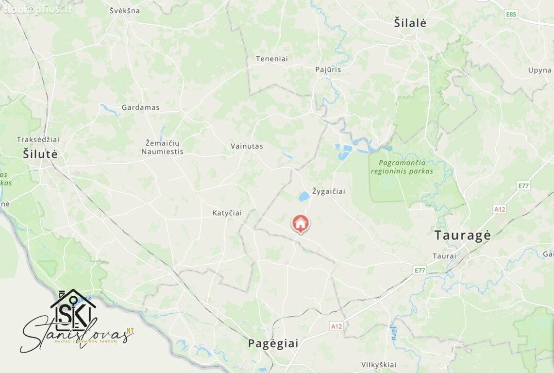 Parduodamas gyvenamasis namas Tauragės rajono sav., Sartininkuose