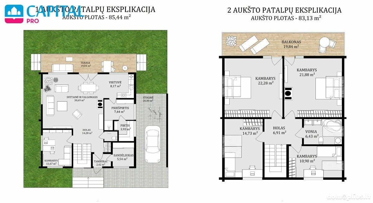 Parduodamas gyvenamasis namas Vilniaus rajono sav., Brinkiškėse