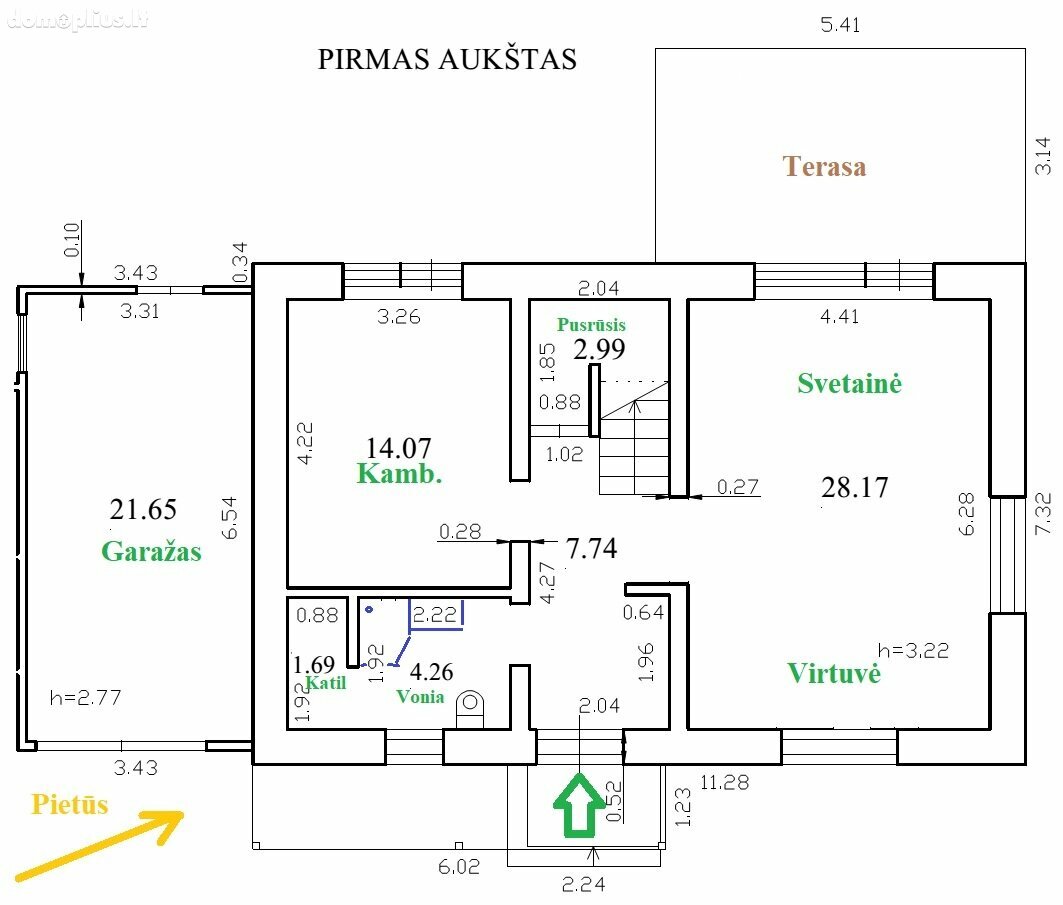 Parduodamas gyvenamasis namas Vilniaus rajono sav., Bukiškyje, Melisų g.