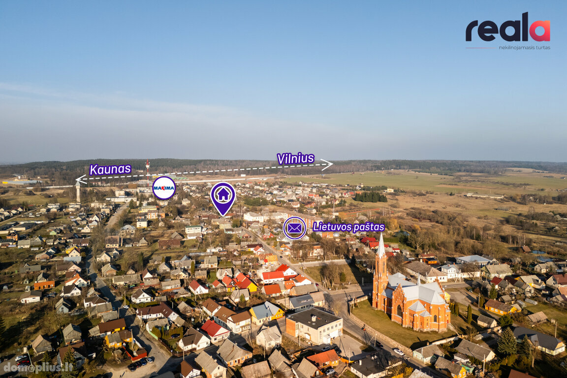 Parduodamas gyvenamasis namas Kaišiadorių rajono sav., Žiežmariuose, Žaslių g.