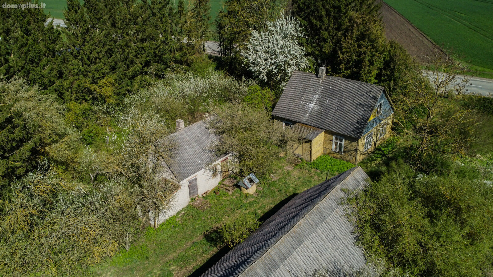 Parduodamas gyvenamasis namas Akmenės rajono sav., Kruopiuose, Vytauto Didžiojo g.