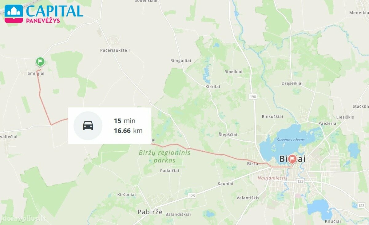 Parduodamas gyvenamasis namas Biržų rajono sav., Smilgiuose