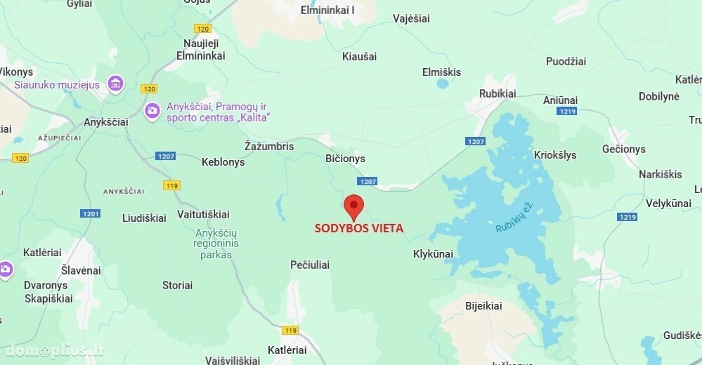 Parduodamas gyvenamasis namas Anykščių rajono sav., Burbiškyje, Parko g.