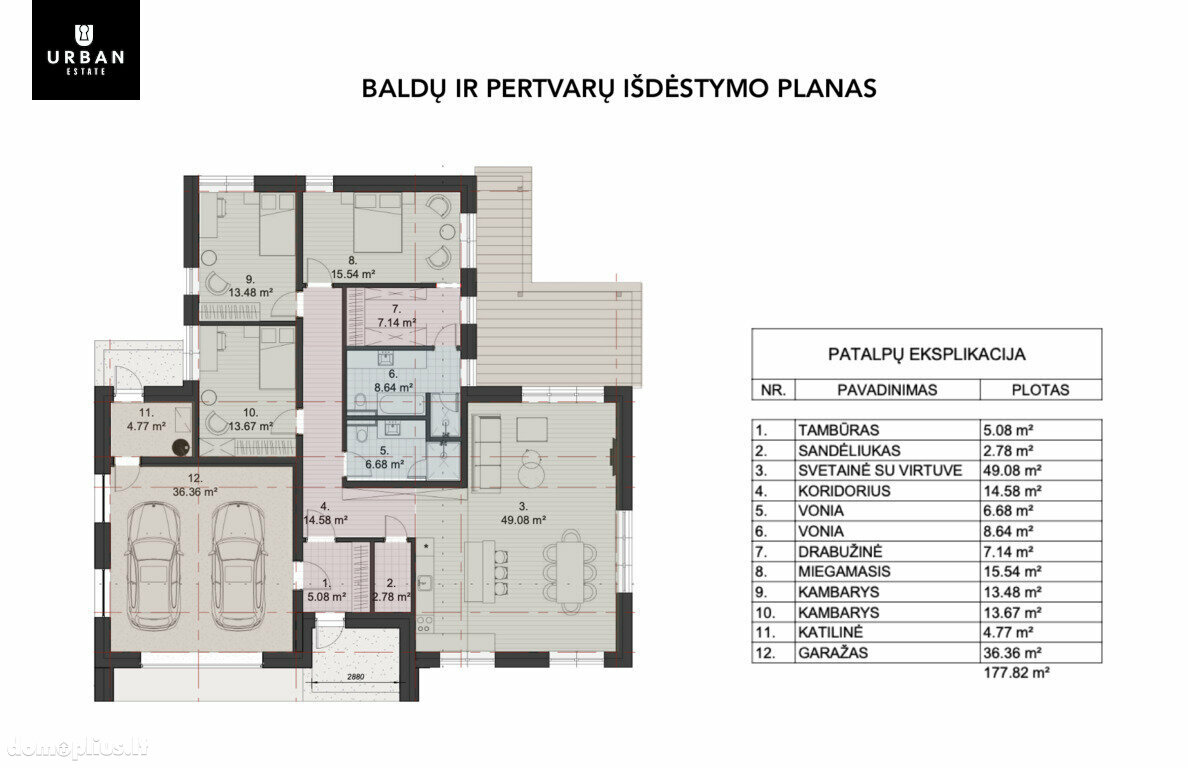 Parduodamas gyvenamasis namas Vilniuje, Paneriuose, Svyronės g.