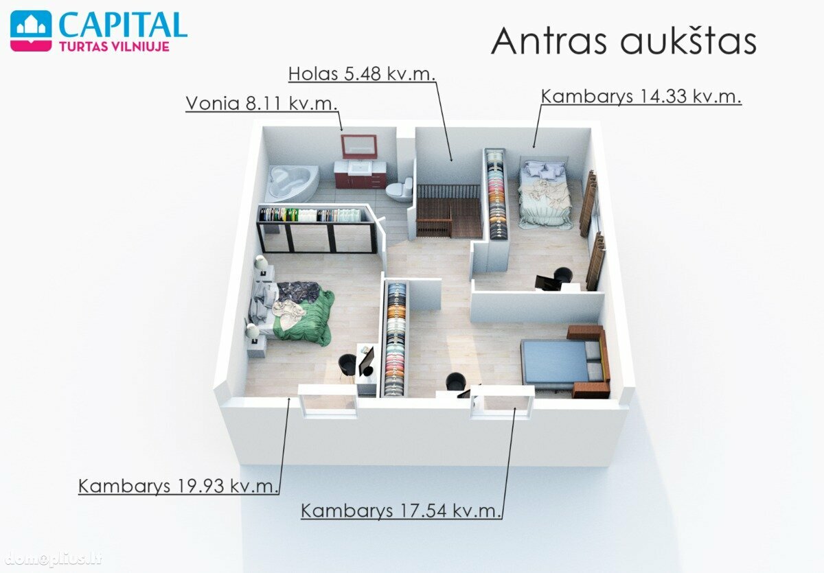 Parduodamas sublokuotas namas Vilniuje, Žemieji Paneriai, Vaduvos g.
