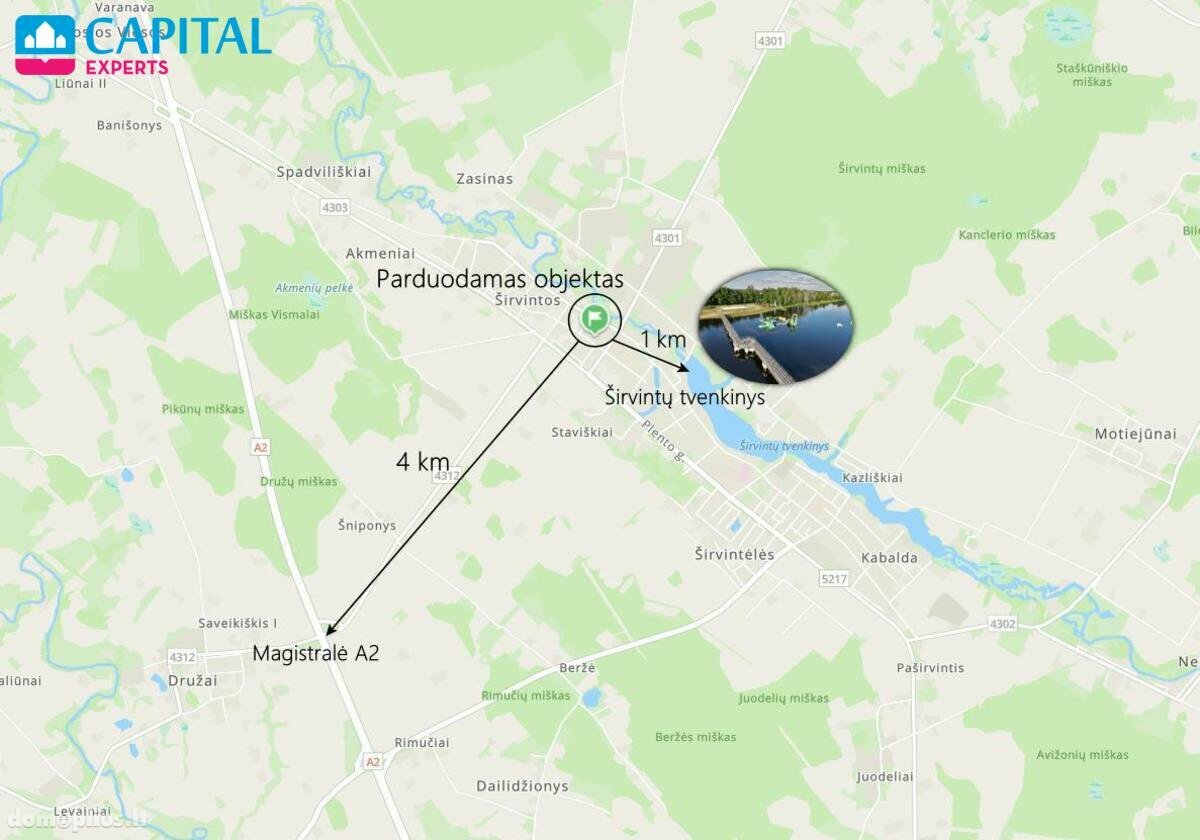 Parduodamas gyvenamasis namas Širvintų rajono sav., Širvintos, Sodžiaus g.