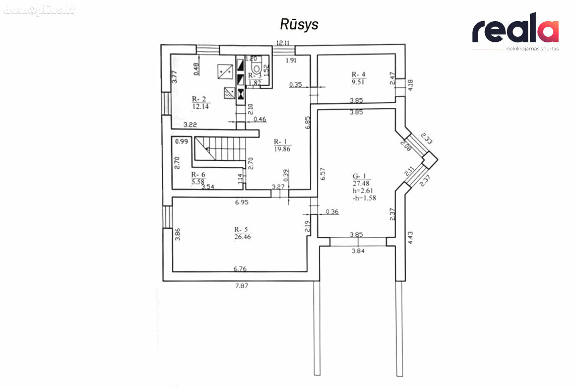 Parduodamas gyvenamasis namas Elektrėnų sav., Abromiškėse, Dvaro g.