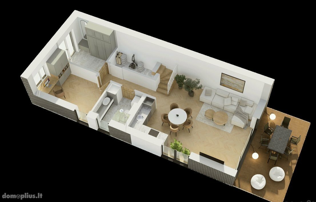 Semi-detached house for sale Klaipėdos rajono sav., Slengiuose, Ežero g.