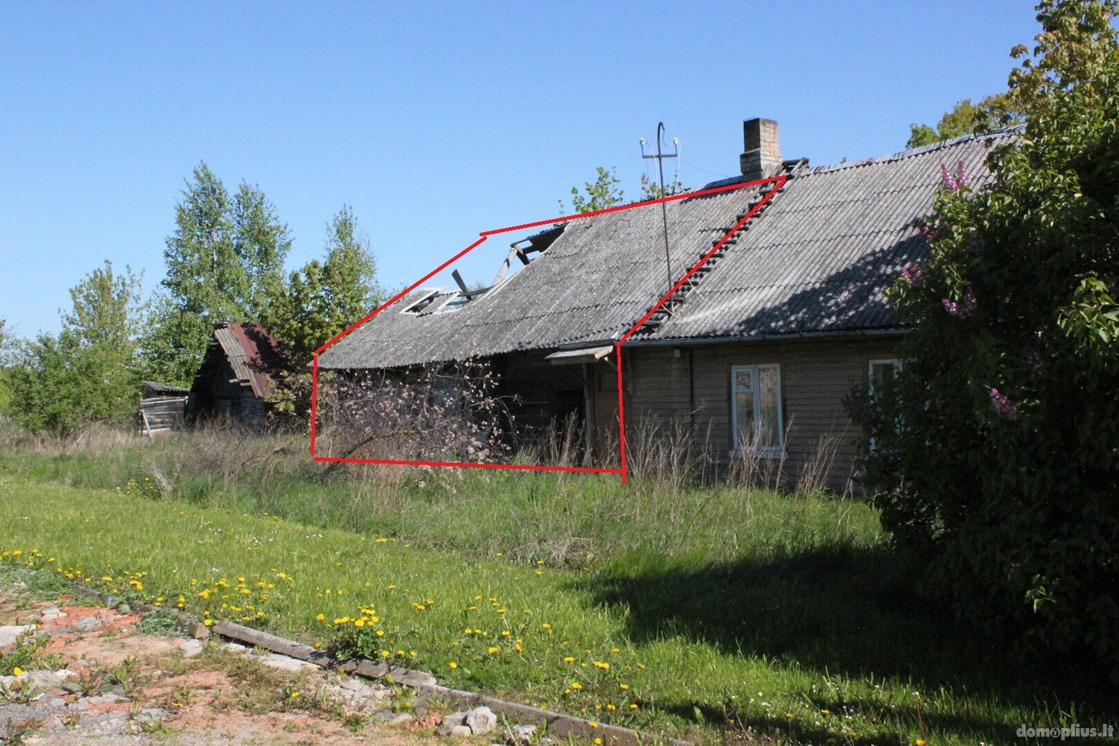 Part of house for sale Panevėžio rajono sav., Naujamiestyje, Dariaus ir Girėno g.