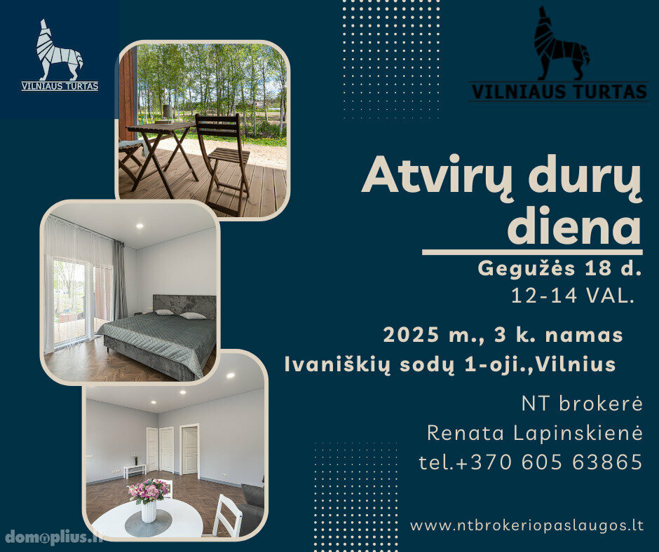 Parduodamas gyvenamasis namas Vilniuje, Naujoji Vilnia, Ivaniškių Sodų 1-oji g.