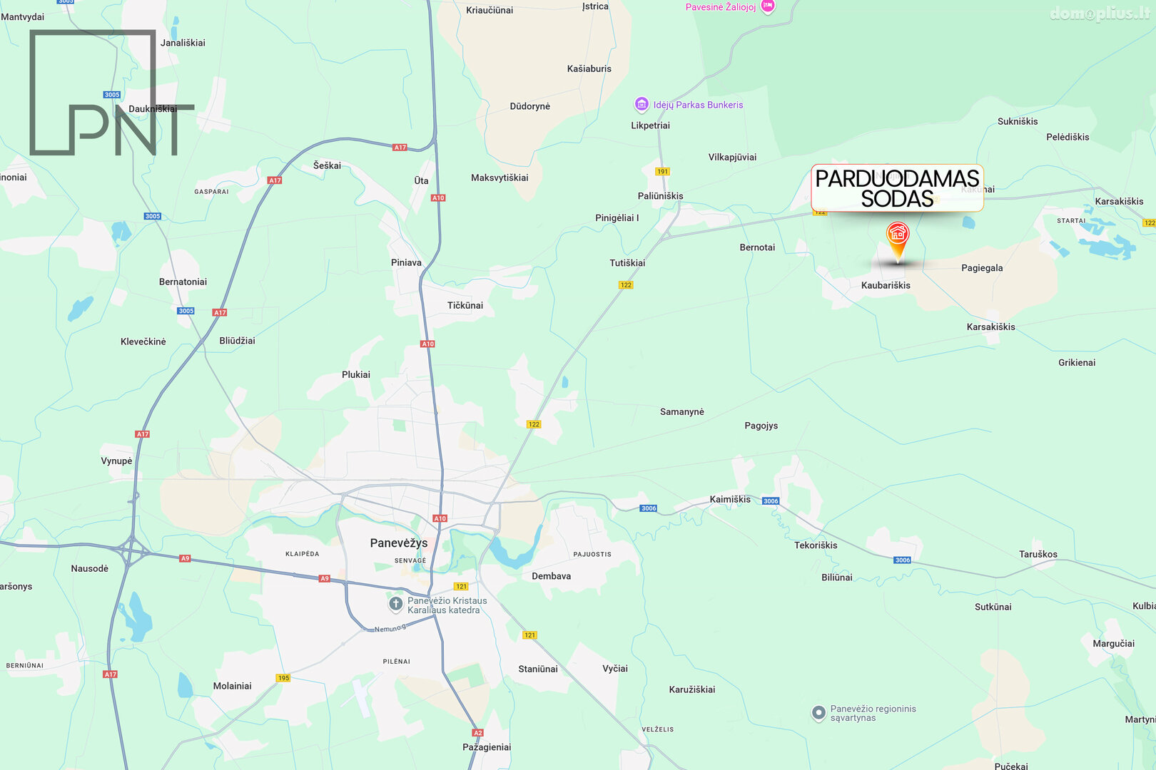 Parduodamas sodo namas Panevėžio rajono sav., Kaubariškyje, Užgirio g.