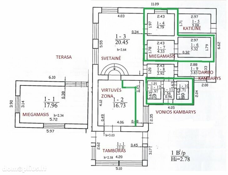 Parduodamas gyvenamasis namas Šilutės rajono sav., Sakūtėliuose