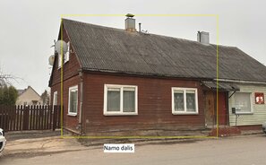 Gyvenamojo namo dalis Šiauliuose, Centre, Juliaus Algirdo Greimo g.