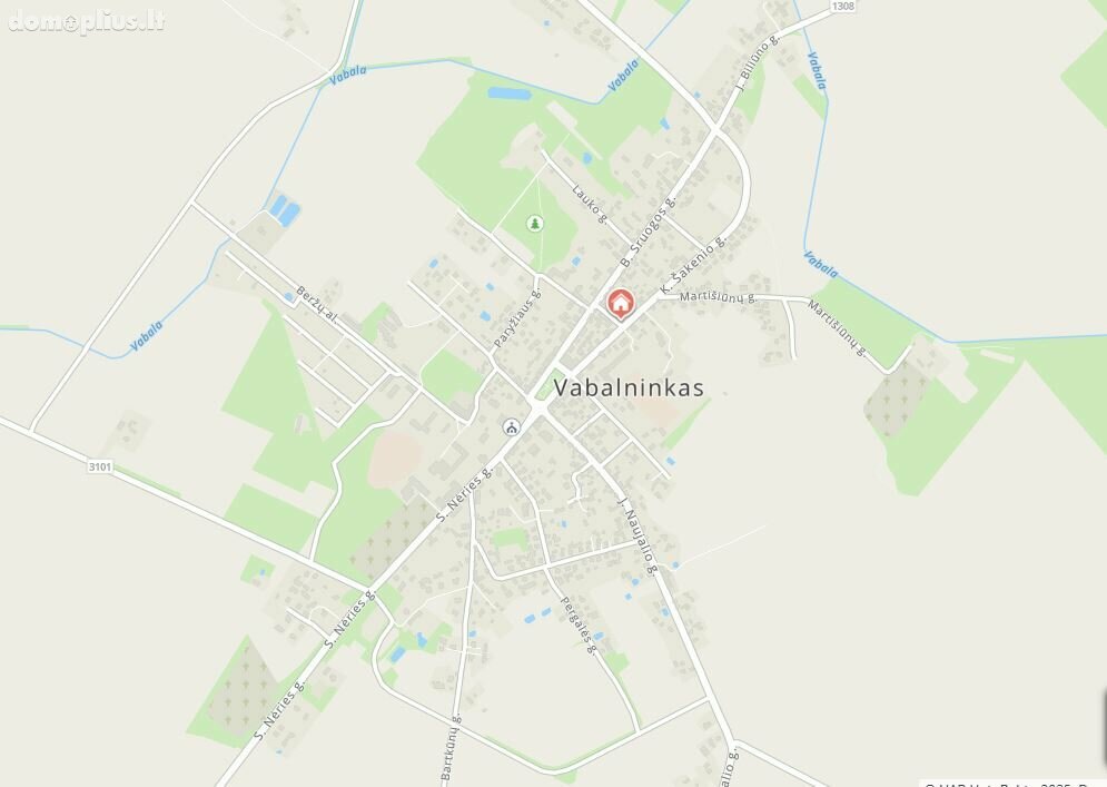 Parduodamas gyvenamasis namas Biržų rajono sav., Vabalninke, Aušros g.