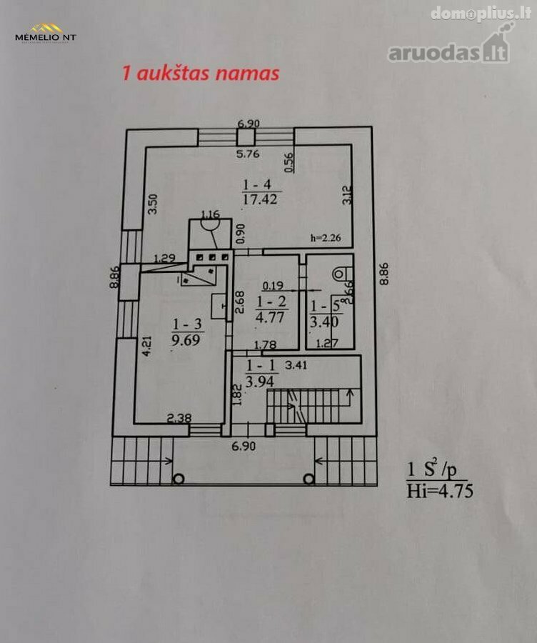 House for sale Klaipėdos rajono sav., Lingiuose, Širvėnos g.