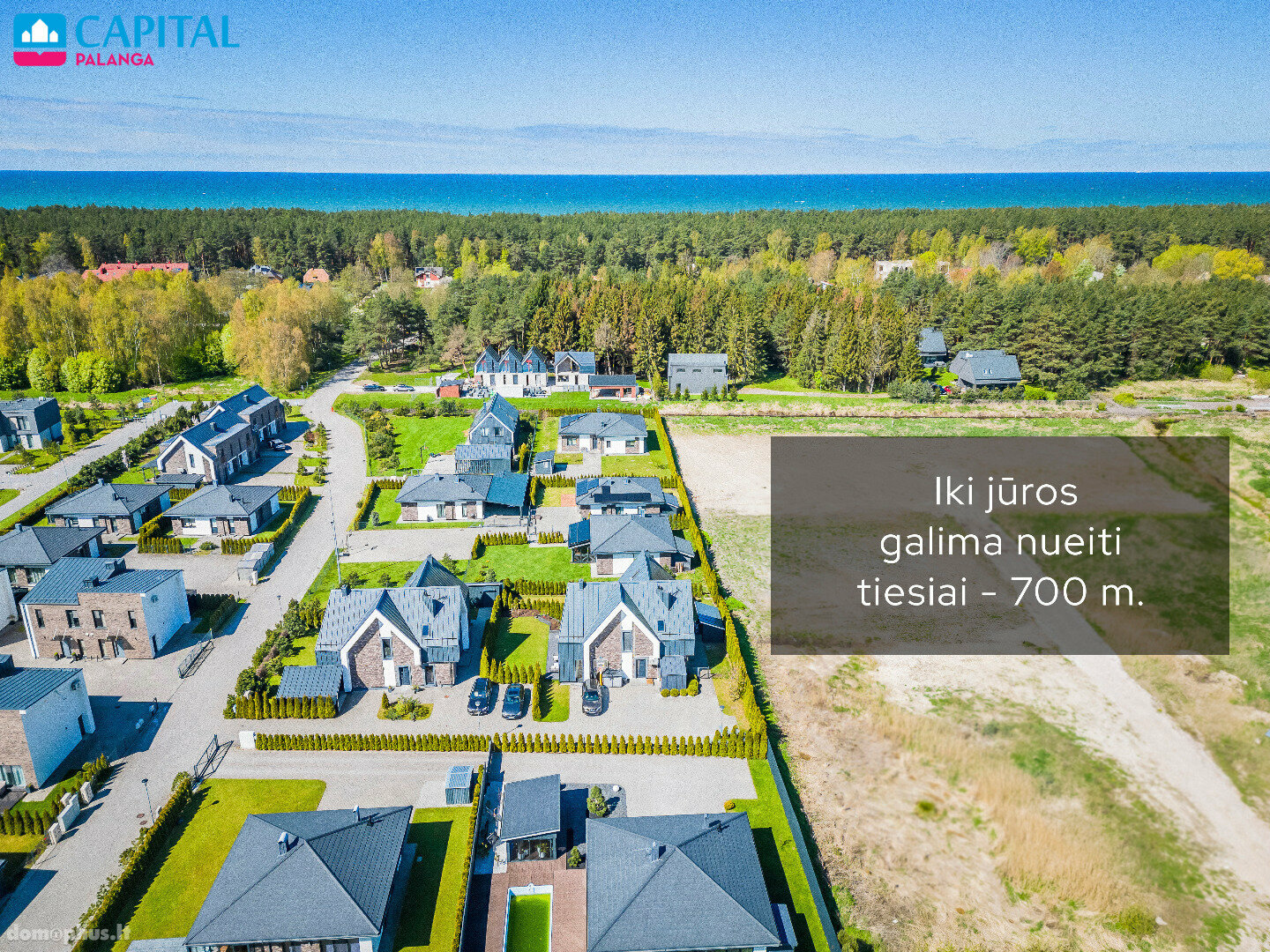 Parduodamas sublokuotas namas Palangoje