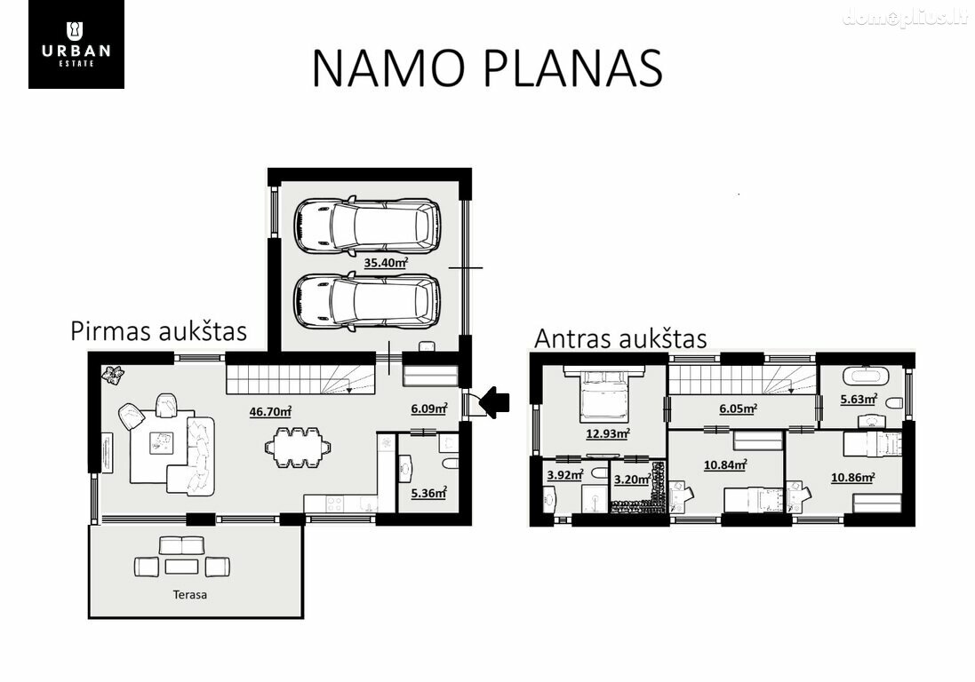 Parduodamas gyvenamasis namas Vilniuje, Kalnėnuose, Juodasis kel.