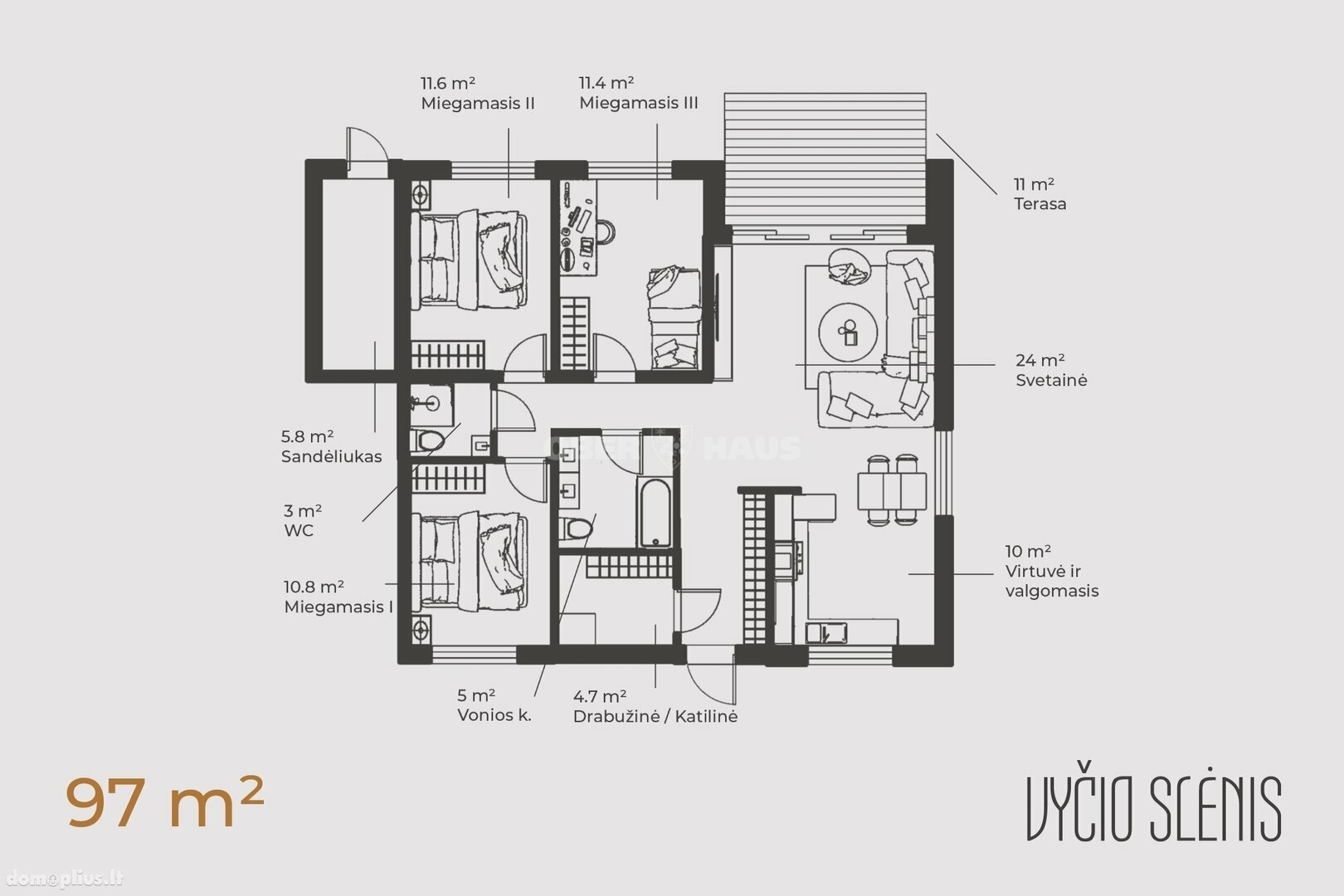House for sale Vilniaus rajono sav., Nemėžyje