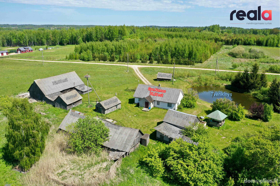 Parduodamas gyvenamasis namas Kaišiadorių rajono sav., Vaitkūnuose