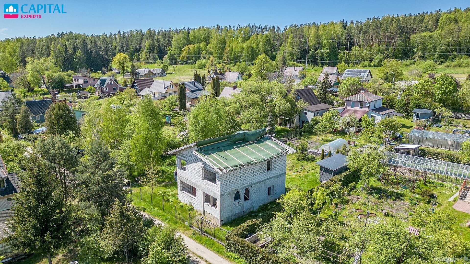 Parduodamas gyvenamasis namas Vilniaus rajono sav., Bratoniškėse