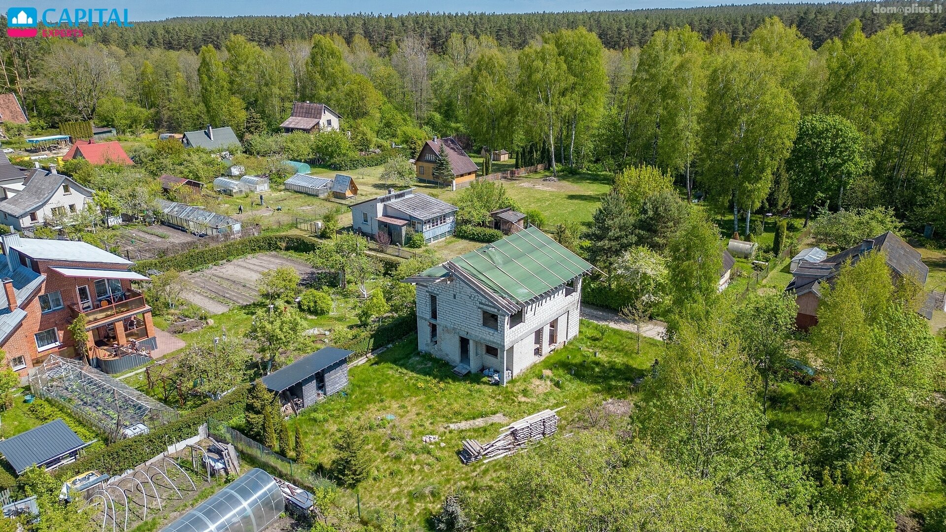 Parduodamas gyvenamasis namas Vilniaus rajono sav., Bratoniškėse