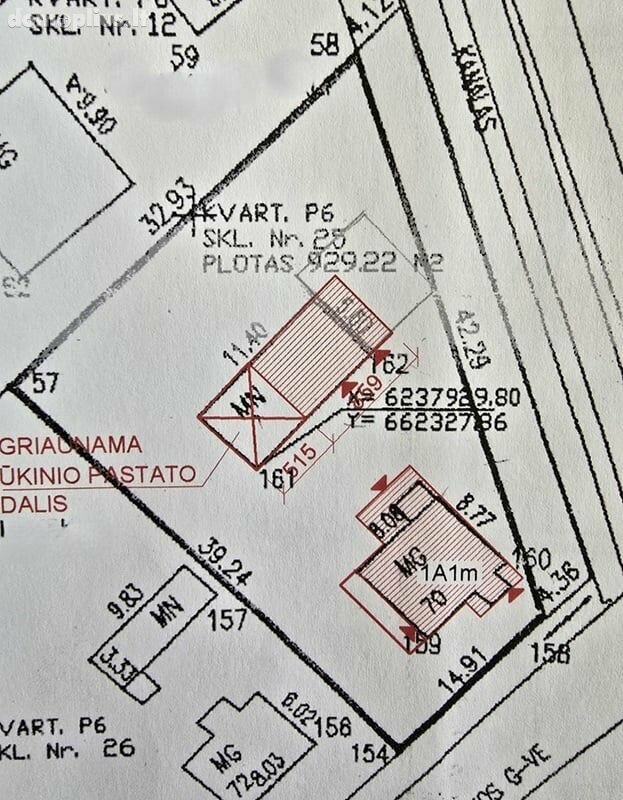 Parduodamas gyvenamasis namas Joniškio rajono sav., Joniškyje, V. Kudirkos g.